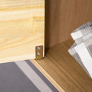 Tavolino Basso con Anta e Cassetto 110x50x41,5 cm in Legno Truciolare Naturale