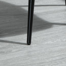 Set 2 Sedie Imbottite 46x58,5x85,5 cm in Tessuto Vellutato Blu