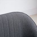 Divano 2 Posti 114x57x70 cm in Tessuto Grigio