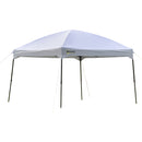 Gazebo da Giardino Pieghevole 3x3m in Tessuto Oxford Bianco