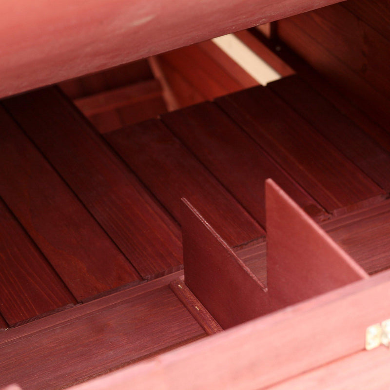 Pollaio Gabbia per Galline da Esterno 290x71x119 cm in Legno 