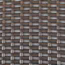 Set Tavolino con 4 Sedie da Giardino in Rattan Sintetico Marrone