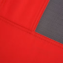 Brandina Portatile per Cani 78x68x20 cm Fino a 18Kg in Metallo e Tessuto Oxford Rosso