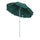 Parasol de Jardin en Métal Ø2,2m avec Toit Inclinable Vert Foncé