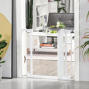 Cancelletto Bambini Barriera di Protezione 71x72,5 cm in Metallo Bianco