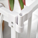 Cancelletto Bambini Barriera di Protezione 71x72,5 cm in Metallo Bianco