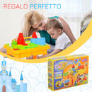 Sabbiera Gioco Sensoria con Acqua e Sabbia per Bambini 23 Pezzi Multicolore