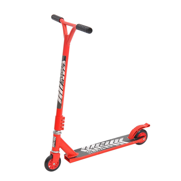 online Scooter pliant à 2 roues en aluminium rouge