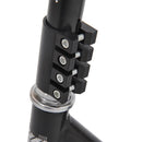 Monopattino 2 Ruote Pieghevole in Alluminio Nero