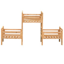 Portapiante Modulare 3 Livelli 50,8x22,8x40,6 cm in Legno di Abete Giallo