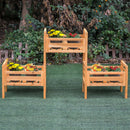 Portapiante Modulare 3 Livelli 50,8x22,8x40,6 cm in Legno di Abete Giallo