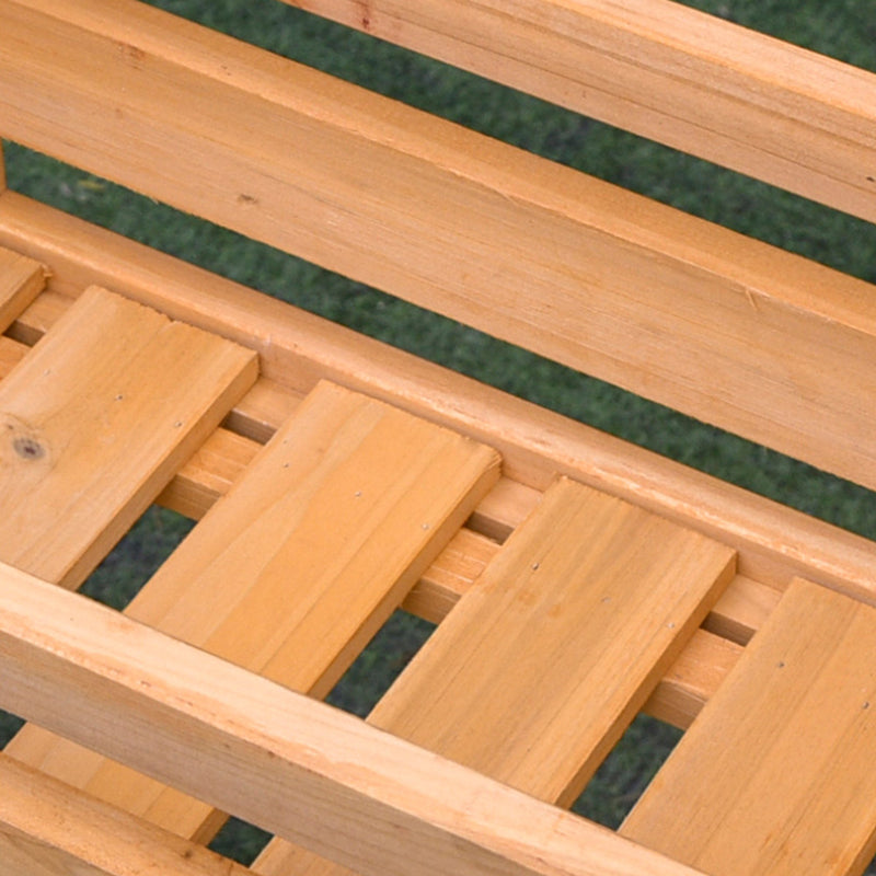 Portapiante Modulare 3 Livelli 50,8x22,8x40,6 cm in Legno di Abete Giallo