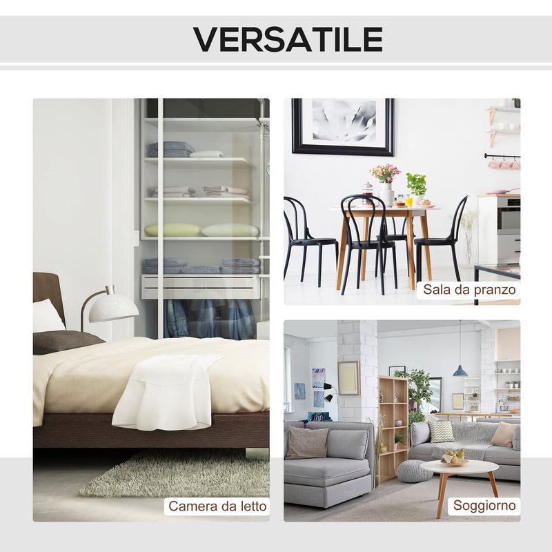 Comodino 2 Cassetti 48x39,5x61 cm in Legno Noce