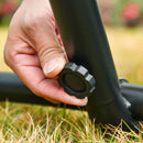 Amaca da Giardino Autoportante 285x118x110 cm in Acciaio e Cotone Multicolor