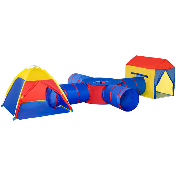 Tunnel Jeu 6 en 1 pour Enfants 390x260x92 cm en Polyester Multicolore online