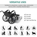 Rampa per Sedia a Rotelle H12,5 cm Max 318 Kg in Alluminio Antiscivolo