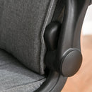 Sedia Poltrona Presidenziale da Ufficio in Tessuto Grigio