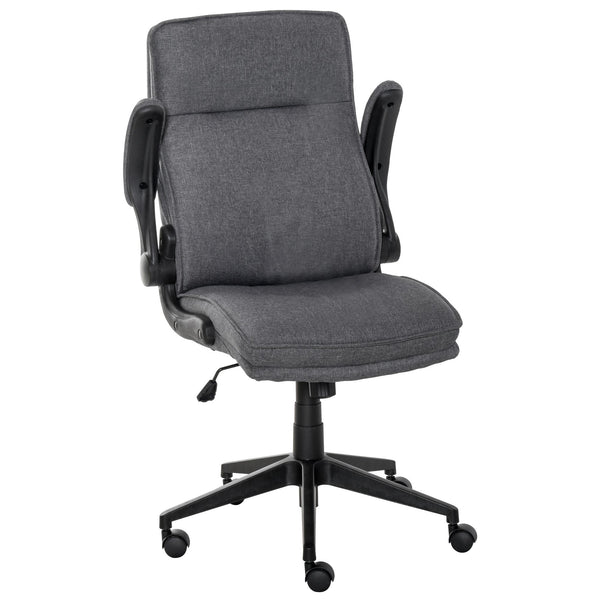 prezzo Chaise de bureau présidentielle en tissu gris