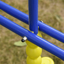 Altalena da Giardino 4 Posti 290x180x196 cm con Cavallina in Metallo