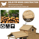 Pollaio da Giardino per 2 Galline 150,5x54x87 cm in Legno