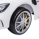 Macchina Elettrica per Bambini 12V con Licenza Mercedes GTR AMG Bianca