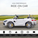 Macchina Elettrica per Bambini 12V con Licenza Mercedes GTR AMG Bianca