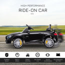 Macchina Elettrica per Bambini 12V con Licenza Mercedes GTR AMG Nera