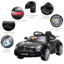 Macchina Elettrica per Bambini 12V con Licenza Mercedes GTR AMG Nera