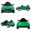 Macchina Elettrica per Bambini 12V con Licenza Mercedes GTR AMG Verde