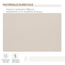 Tenda da Sole Avvolgibile a Parete 3,5x2,5m in Alluminio e Poliestre Beige