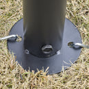 Pergola da Giardino 3x2,85m in Metallo e Poliestere Beige