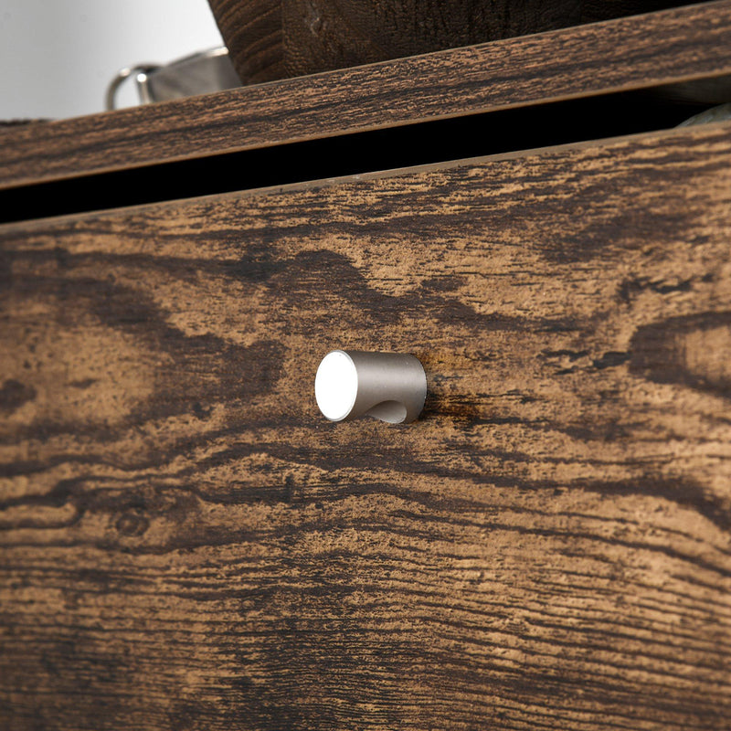 Scarpiera 3 Scomparti 60x24x115 cm 12 Paia in Legno e Metallo Marrone