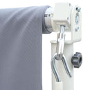 Tenda da Sole Autoportante 2,95x2,94 cm in Metallo e Poliestere Grigia