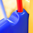 Altalena per Bambini da Giardino 140x110x120 cm Seggiolino con Cintura di Sicurezza Multicolor