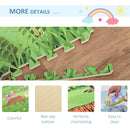 Tappeto Puzzle in EVA 24 Pezzi 61x61 cm Multicolore