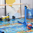 Tappeto Puzzle in EVA 24 Pezzi 61x61 cm Multicolore