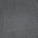 Set 2 Sdraio e Tavolino da Giardino in Metallo e Tessuto Nero