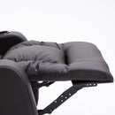 Poltrona Relax Massaggiante Riscaldante in Similpelle Marrone