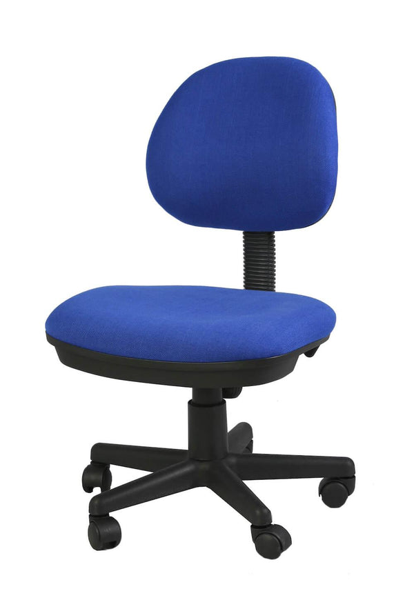 Chaise de bureau de travail bleue sans accoudoirs Tosini Hz 048B sconto