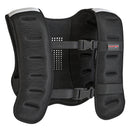 Giubbotto Zavorrato 10 kg 43x33 cm con Cinghie Regolabili e Strisce Riflettenti in Neoprene e Sabbia Nero      
