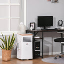 Deumidificatore d'Aria 19,2 Litri 1122W 2 Velocità Bianco