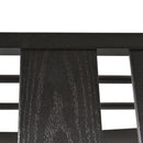 Sedia a Dondolo con Braccioli 68,5x87x113 cm in Acciaio Nero