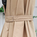 Ombrellone da Giardino Decentrato 2,68x2,68m in Alluminio e Poliestere Khaki