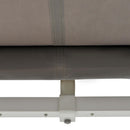 Tenda da Sole Elettrica Avvolgibile a Parete 2,5x2m in Alluminio e Poliestere Grigio