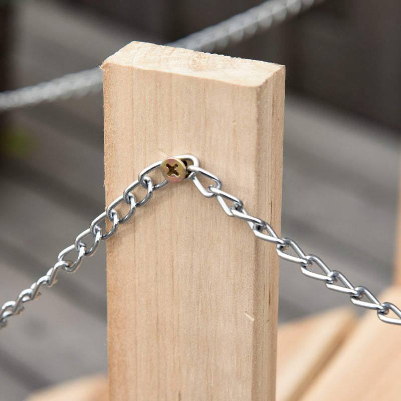 Portapiante Fioriera da Giardino 100x32x48 cm a Forma di Ponte in Legno