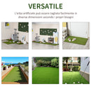 Erba Sintetica per Giardino 20 mm 4x1m Verde