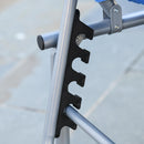 Lettino Prendisole Pieghevole da Giardino 58x139x35,5 cm in Acciaio e Tessuto Oxford Blu