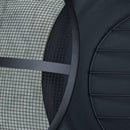 Berbecue a Legna Pieghevole Ø56x39,5 cm in Metallo Nero