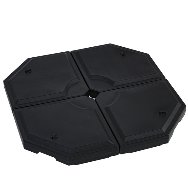 acquista Socle pour parasol de jardin 96x96x9 cm en PEHD noir