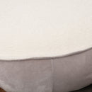 Poltroncina per Bambini 60x55x60 cm in Peluche Asino Grigio